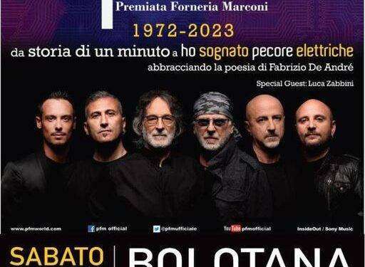 La PFM torna in Sardegna, concerto gratuito in piazza a Bolotana il 13 maggio