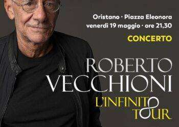 Roberto Vecchioni in concerto a Oristano il 19 maggio