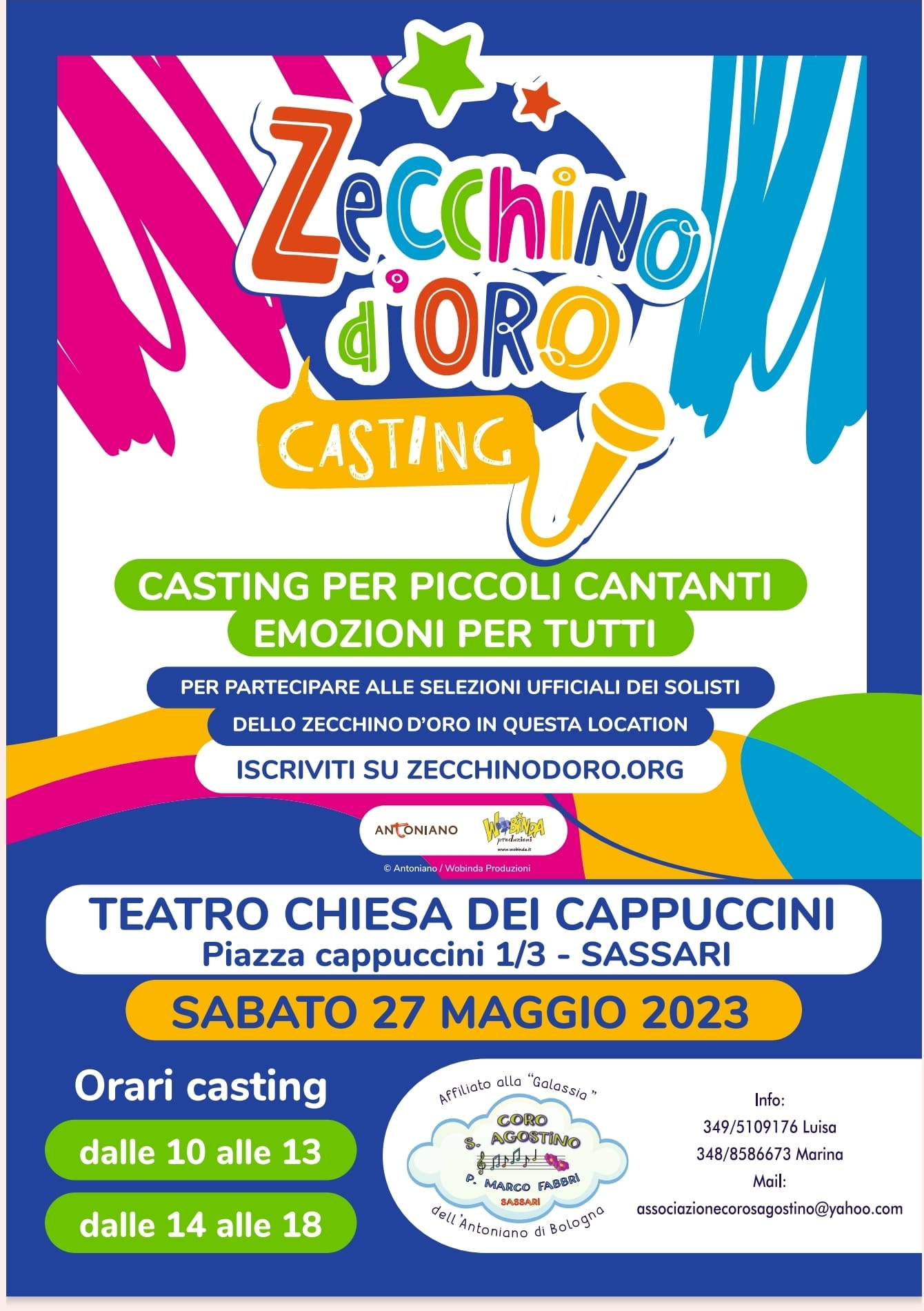 A Sassari il 27 maggio le audizioni sarde per il 66esimo Zecchino D'Oro –  Report Sardegna 24