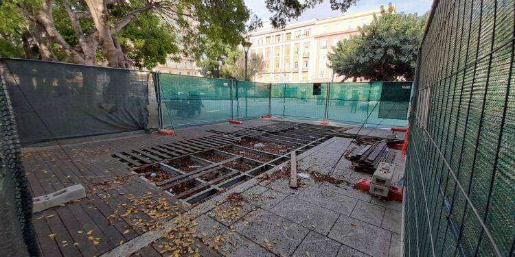 Cagliari, Piazza Garibaldi tra annunci, veli e speranze