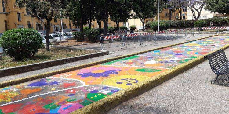 Cagliari, inaugurazione del nuovo campo da bocce in Piazza Medaglia Miracolosa