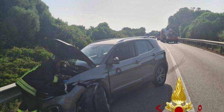 Scontro frontale a Santa Teresa di Gallura: due feriti