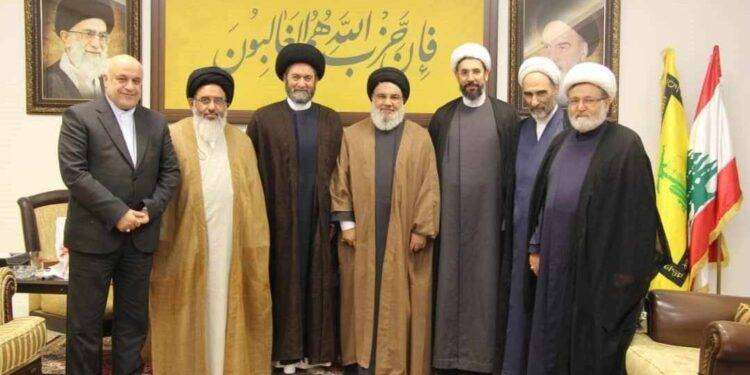 Segretario Generale di Hezbollah del Libano, Seyyed Hassan Nasrallah, incontra delegazione di religiosi iraniani