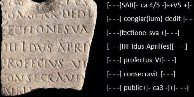 Archeologia, a Ostia rinvenuti due nuovi frammenti dei Fasti