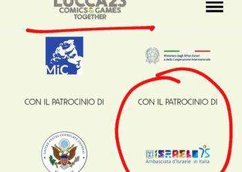 In piazza per la Palestina, “Via il patrocinio dell’Ambasciata israeliana dai Comics”: polemiche a Lucca
