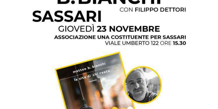 Appendice festival Liquida: giovedì 23 novembre, Matteo B. Bianchi presenterà a Sassari il suo libro “La vita di chi resta”
