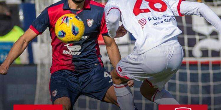 Dossena gol, poi Maric riprende il Cagliari: alla fine è 1 a 1