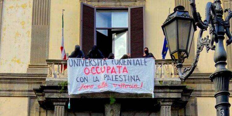 Occupata Università Orientale Napoli a sostegno Palestina