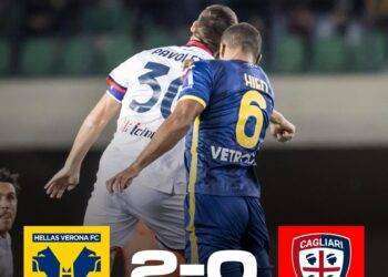 Serie A, il Verona batte il Cagliari 2-0 e lo sorpassa: classifica difficile