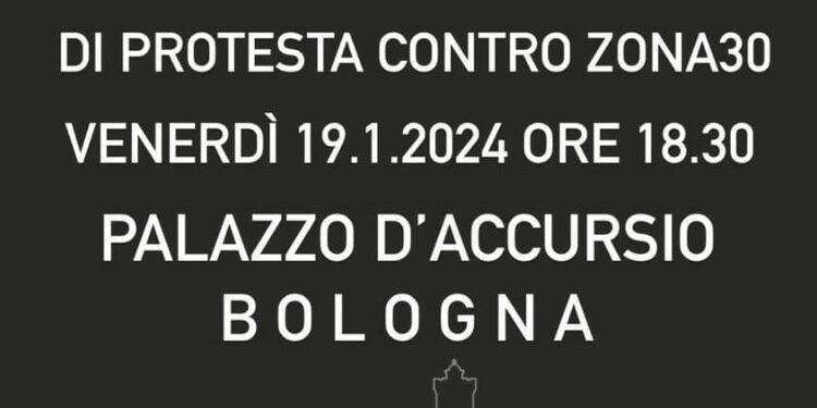 Bologna a 30 km/h, pronta la manifestazione dei contrari