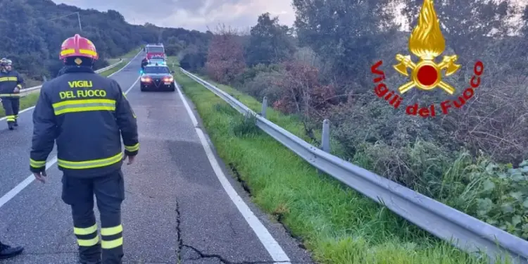 Maltempo, paura nell’Oristanese: frane e smottamenti