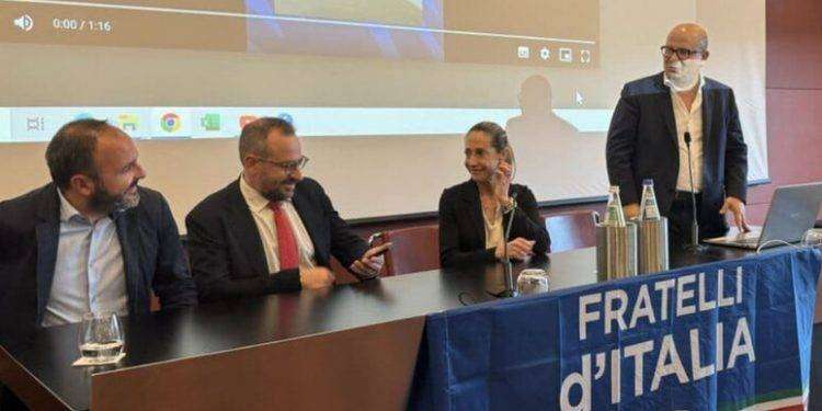 Arianna Meloni a Cagliari per campagna elettorale europee