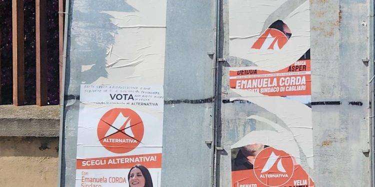 Comunali Cagliari, strappati manifesti di Emanuela Corda: “Gli altri candidati intervengano”