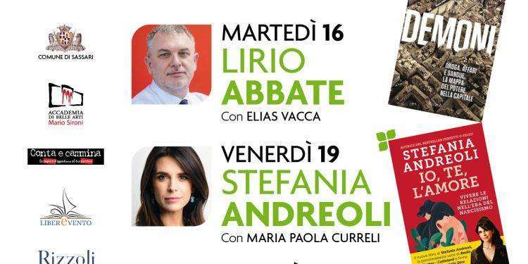 Lirio Abbate, Stefania Andreoli e Serena Bortone a Sassari per Éntula rispettivamente il 16, 19 e 22 luglio