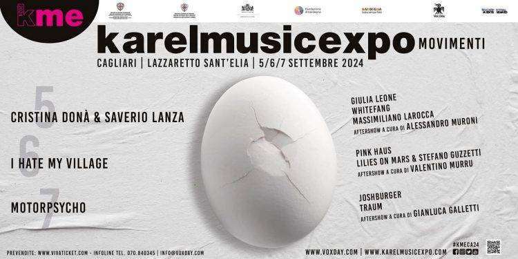 Annunciato il cartellone del diciottesimo Karel Music Expo in programma a Cagliari dal 5 al 7 settembre