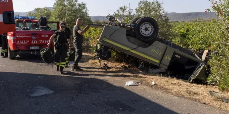 Forestale muore in incidente, era diretto verso zona incendi