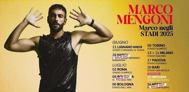 Marco Mengoni sceglie il Friuli per la data zero del prossimo tour e annuncia altre date