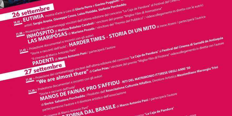 Martis, dal 26 al 28 settembre la settima edizione di CineMartist