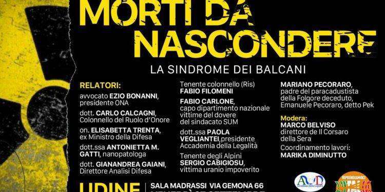 Militari e uranio impoverito, a Udine il convegno ‘Morti da nascondere’