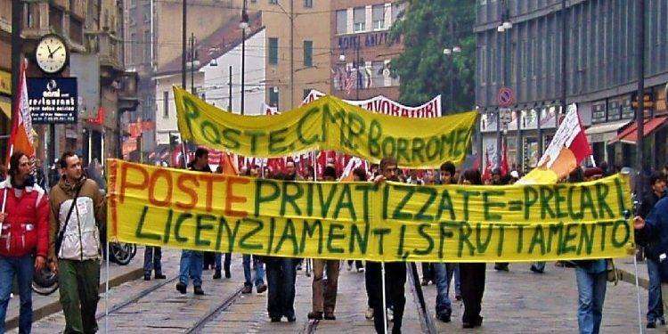 Poste Italiane: Slg-Cub e Movimento “Lottiamo Insieme” contro privatizzazione e precariato