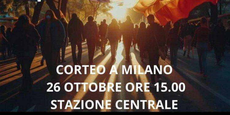 Manifestazione per la Pace a Milano Stazione Centrale sabato 26 ottobre alle 15.00