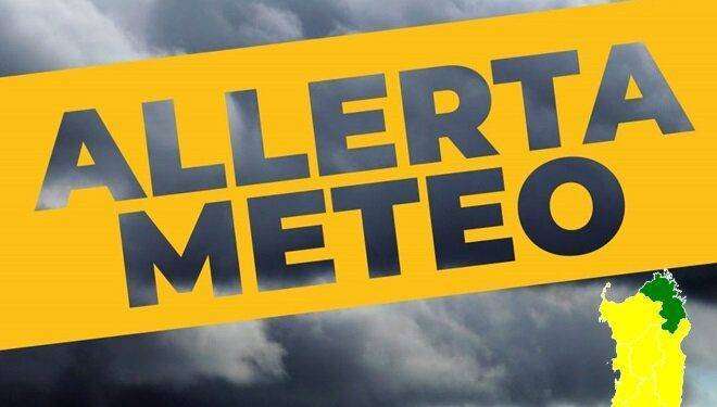 Forti temporali, allerta meteo in Sardegna