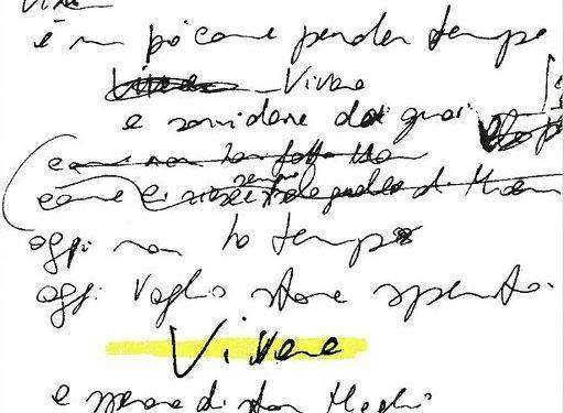 Vasco Rossi pubblica “Vivere”, il libro con i testi del rocker