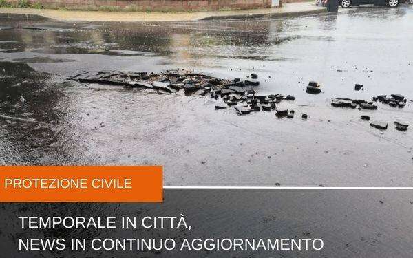 Forte maltempo in Sardegna: allagamenti e strade chiuse a Sassari