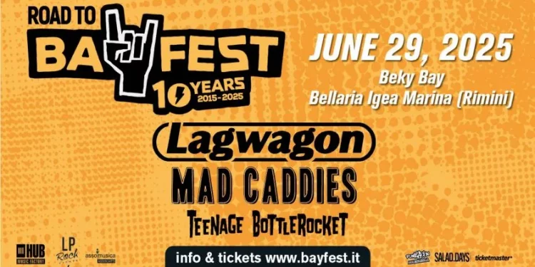 Road To Bay Fest 2025: i protagonisti a fine giugno sono Lagwagon, Mad Caddies e Teenage Bottlerocket