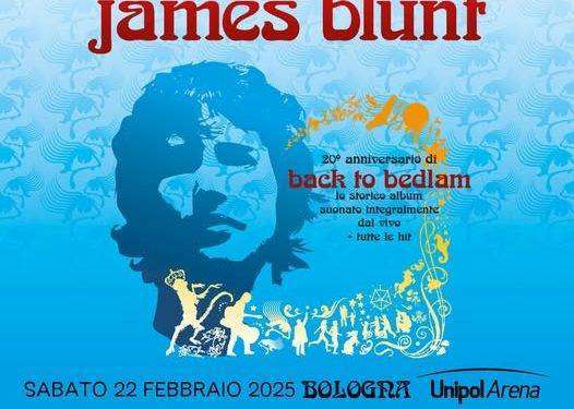 James Blunt annuncia un tour per i vent’anni di “Back To Bedlam”. Unica data italiana il 22 febbraio 2025!