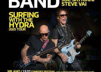 Satchvai Band featuring Joe Satriani e Steve Vai, quattro date italiane a luglio