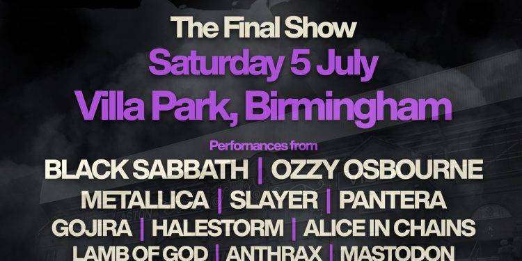 Black Sabbath: reunion e ultimo concerto di Ozzy Osbourne solista, ospiti Metallica, Slayer, Pantera e altri