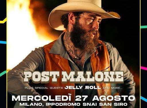 Post Malone torna in concerto in Italia: sarà agli I-Days il 27 agosto