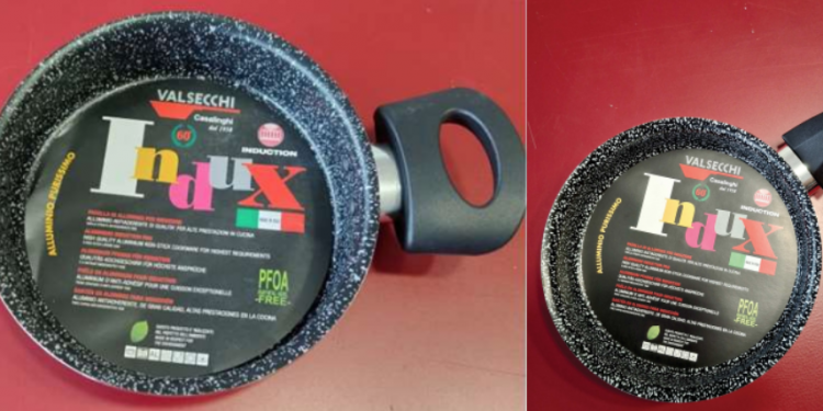 Ministero della Salute segnala richiamo di tegami antiaderenti per il rischio di cessione alluminio