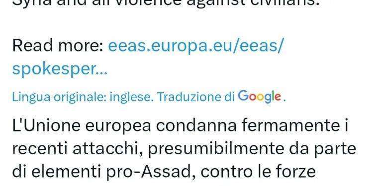 La feccia Ue difende i tagliagole che stanno uccidendo i cittadini siriani inermi