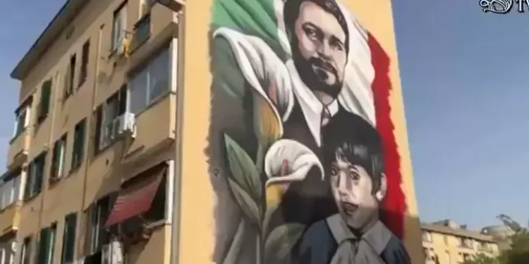 Un murale per i fratelli Mattei. La Russa, ora pacificazione