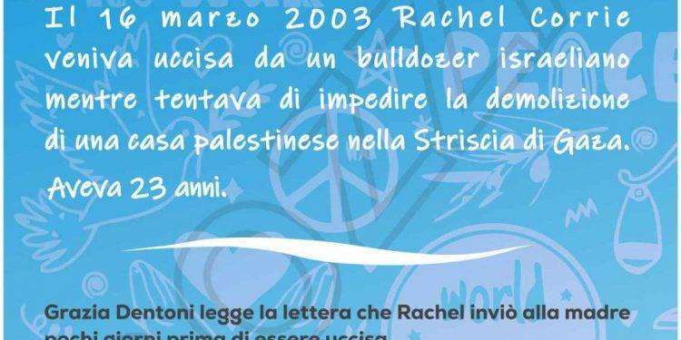 Rachel Corrie uccisa dagli israeliani: a Quartu serata in suo ricordo