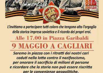 Reggimento Immortale a Cagliari il 9 maggio, a 80 anni dalla vittoria dell’Unione Sovietica e della fine della II guerra mondiale