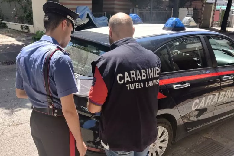 Carabinieri Nuoro, lavoro irregolare nel 67% aziende controllate