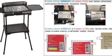 Barbecue elettrico richiamato per rischio incendio