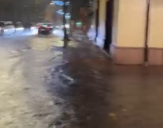 Violento nubifragio a Olbia: strade e scantinati allagati, disagi e danni